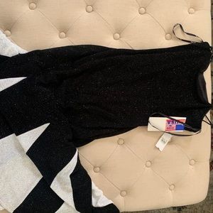 Formal maxi dress with silver shimmer accent